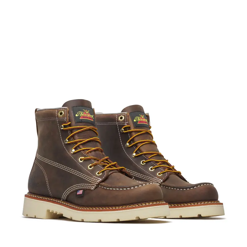 Thorogood American Heritage 6″ Crazy Horse Moc Toe 90 #814-4375 1
