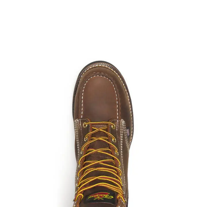Thorogood American Heritage – 8″ Trail Crazy Horse Black Heel Safety Toe – Moc Toe Maxwear Wedge #804-4235 6
