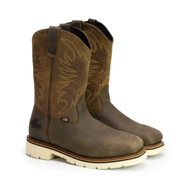 Thorogood American Heritage Square Toe Wellington- 11″ Steel Toe 804-4331 1