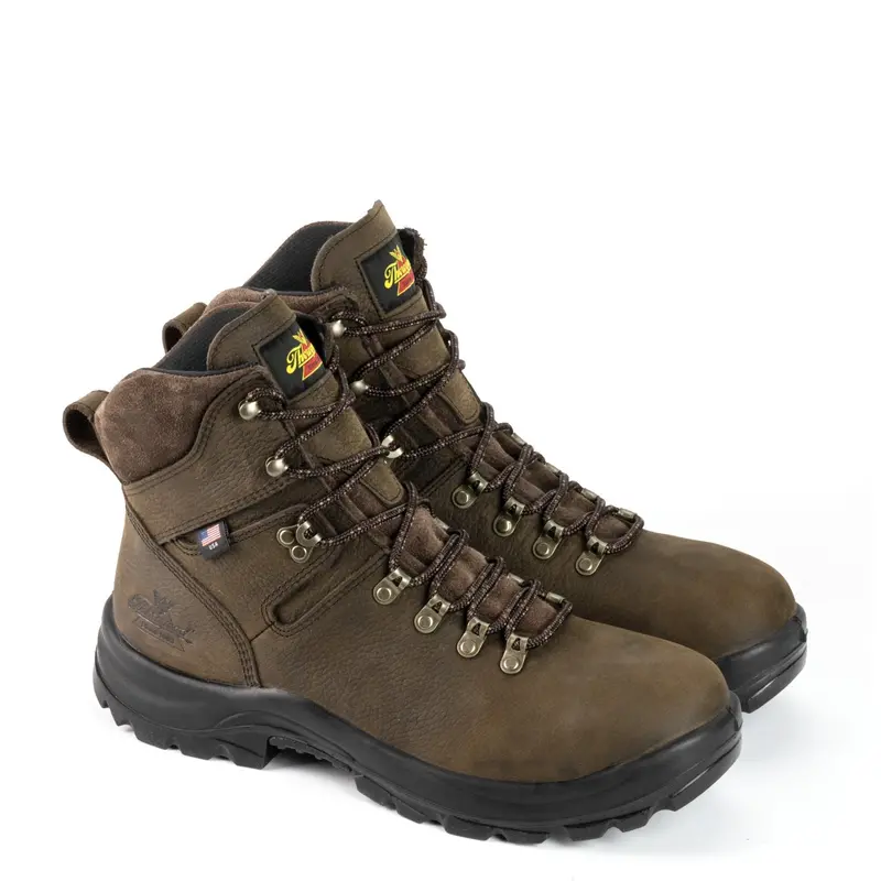 Thorogood American Union Series-Waterproof 6" Brown Work Boot 804-3365 (Discontinued) 1
