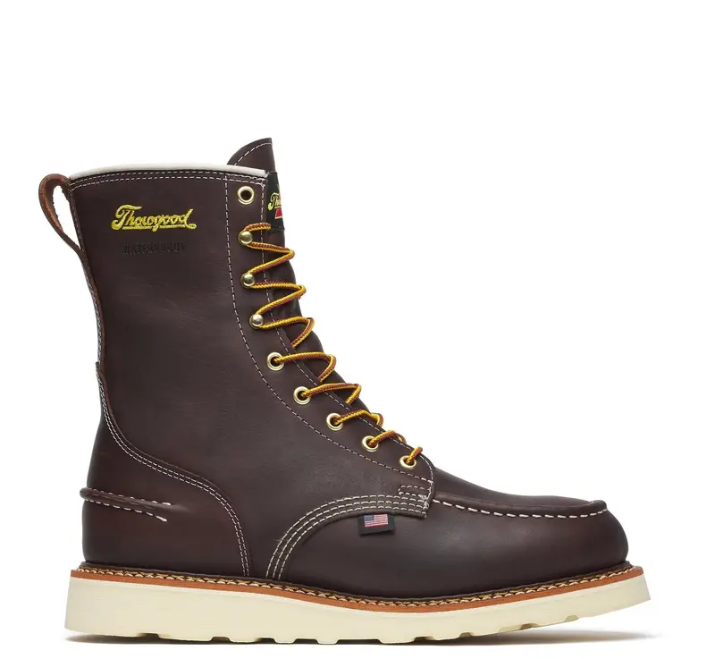 Thorogood Men's 1957 Series Maxwear Wedge Moc-Toe Waterproof 8" Soft Toe Work Boot 1
