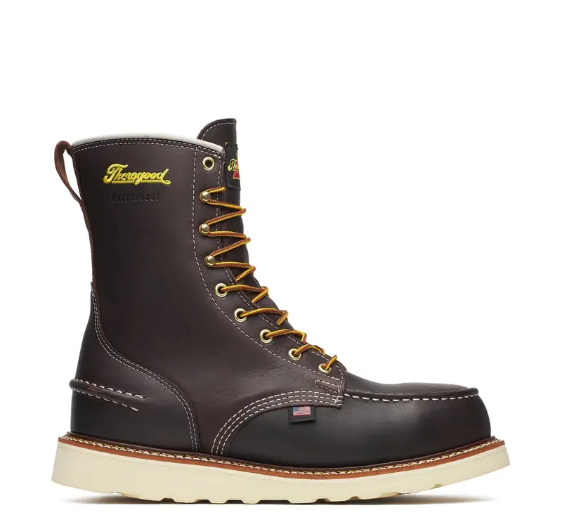 Thorogood Men's 1957 Series Maxwear Wedge Moc-Toe Waterproof 8" Steel Toe Work Boot 1