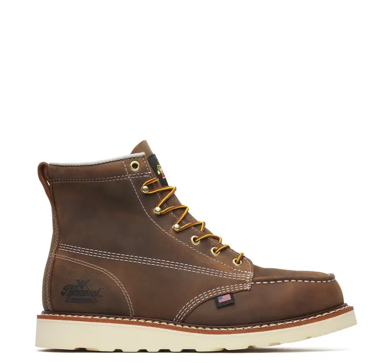 Thorogood Men's American Heritage 6" Moc Toe Steel Toe Work Boot 1