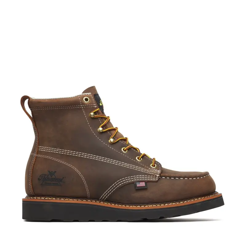Thorogood Men's American Heritage 6" Moc Toe Wedge Boot 1