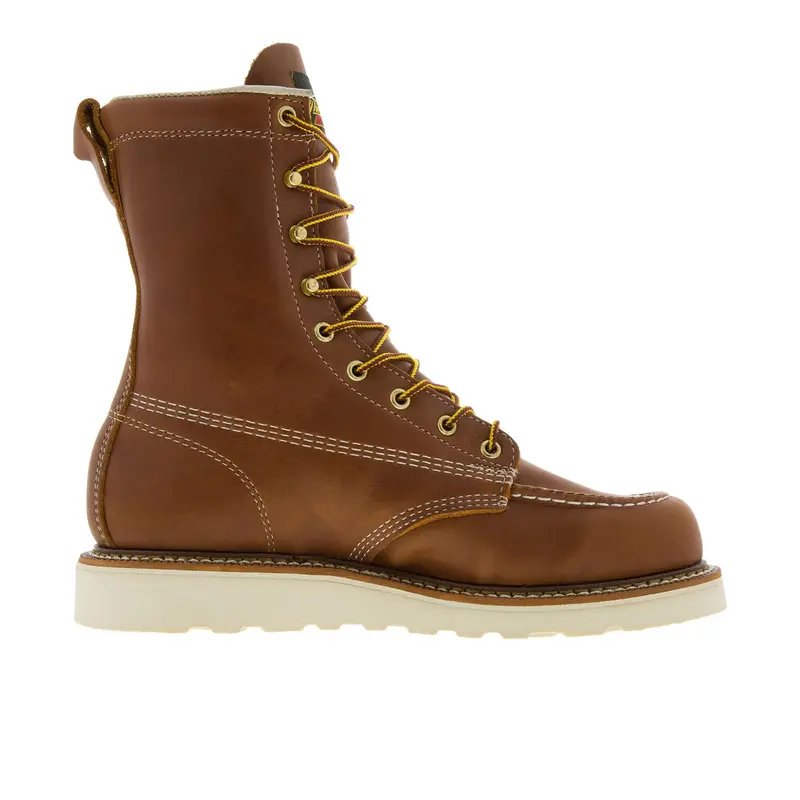 Thorogood Men's American Heritage 8 Inch Moc Toe Maxwear Wedge Steel Toe 1