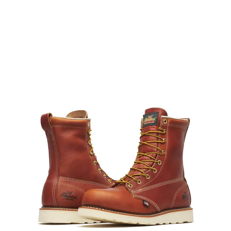 Thorogood Men's American Heritage 8" Steel Toe Wedge Boot 3