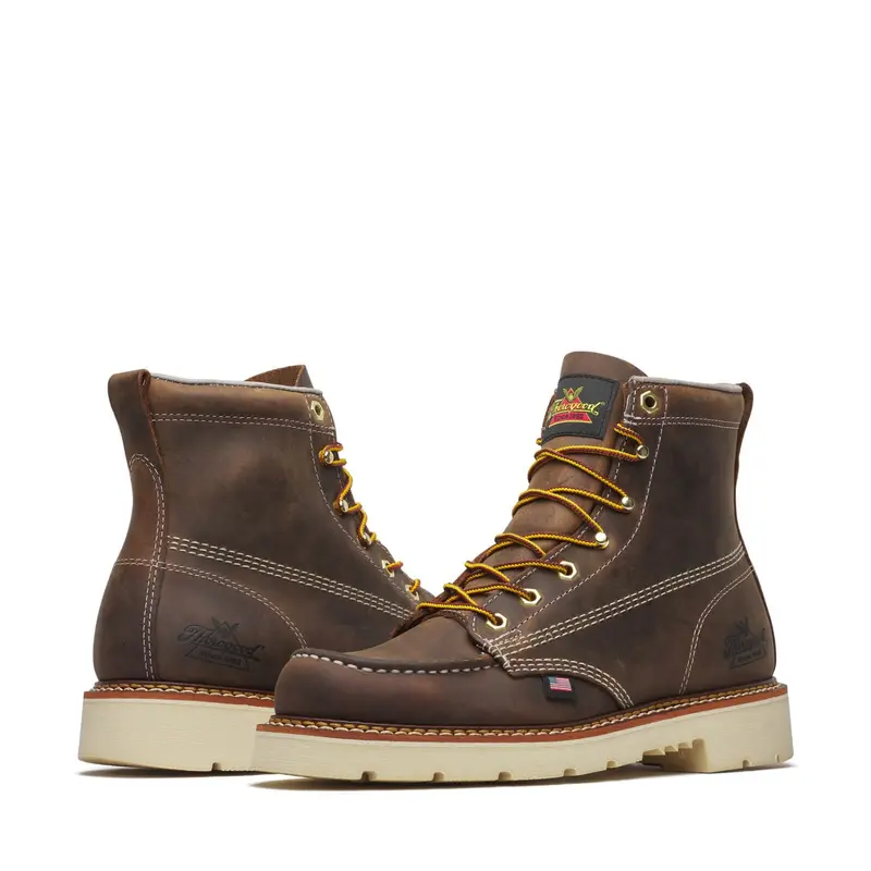 Thorogood Men's American Heritage 90° 6" Moc Toe Work Boot 6
