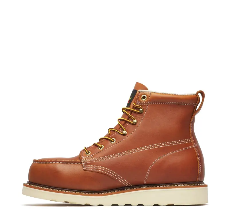 Thorogood Men's American Heritage Maxwear Wedge 6" Steel Toe Work Boot_Tobacco 4