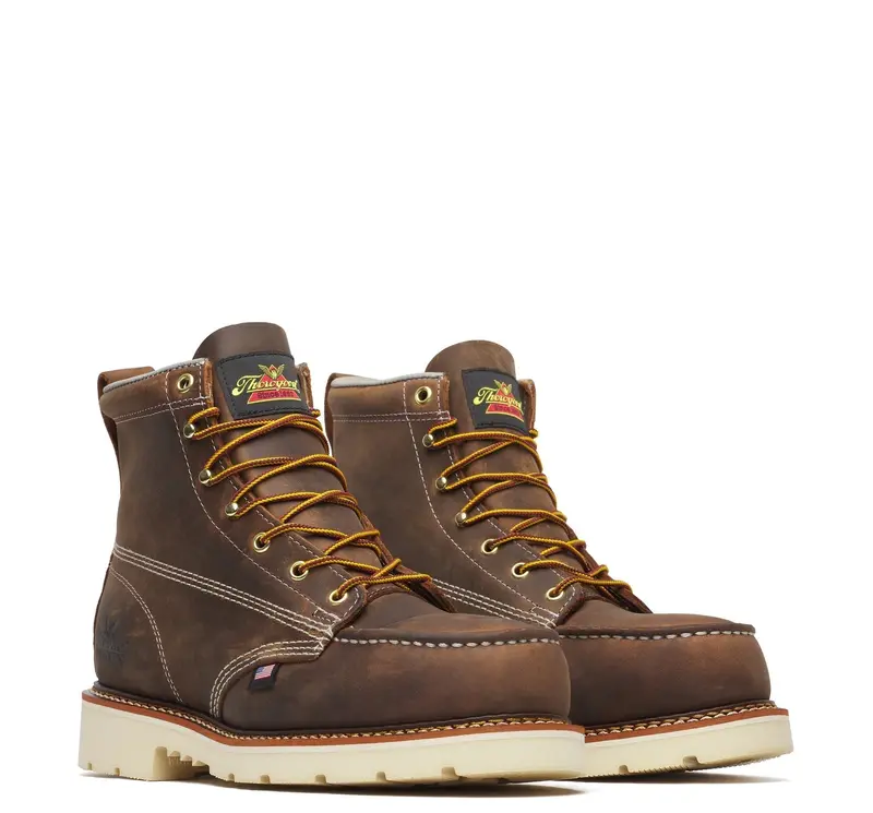 Thorogood Men's American Heritage Moc 6" Steel Toe Boot_Trail Crazyhorse 2