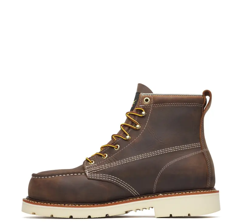 Thorogood Men's American Heritage Moc 6" Steel Toe Boot_Trail Crazyhorse 4