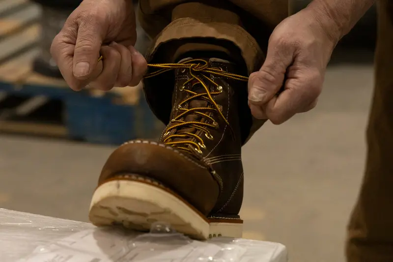 Thorogood Men's American Heritage Moc 6" Steel Toe Boot_Trail Crazyhorse 7