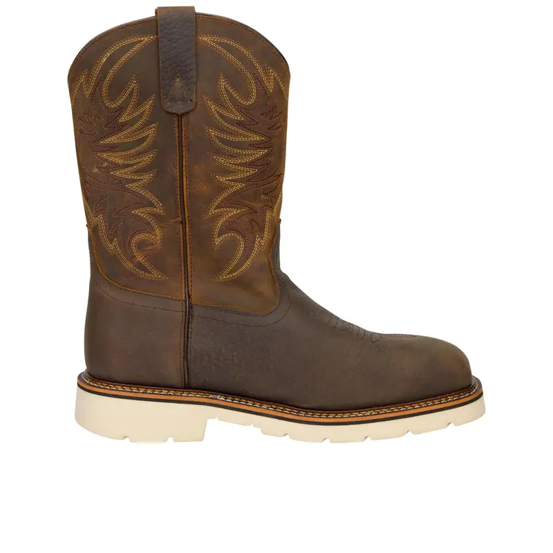 Thorogood Men's  American Heritage Square Toe 11" Pull On Wellington Steel Toe 1