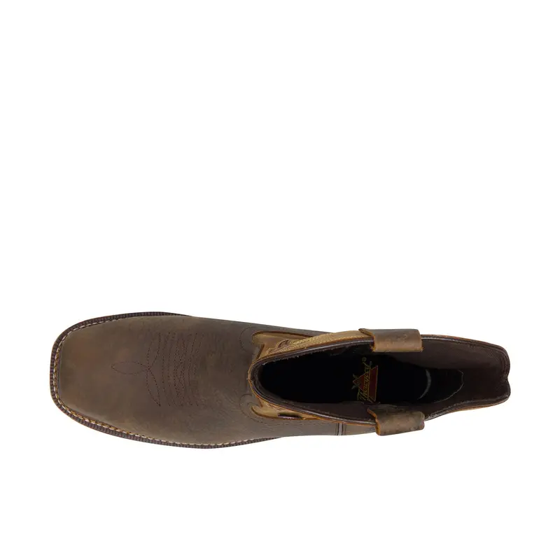 Thorogood Men's American Heritage Square Toe 11" Pull On Wellington Steel Toe 3