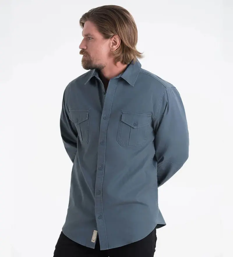 Thorogood Men's Heavyweight Utility Stretch Button-Down Work Shirt 1