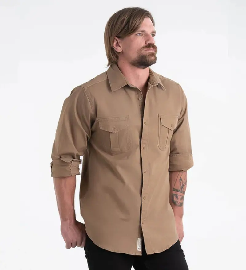 Thorogood Men's Heavyweight Utility Stretch Button-Down Work Shirt 4