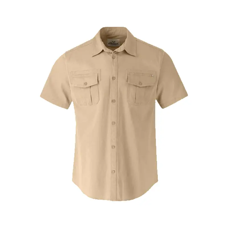Thorogood Men's Stretch Utility Button-Down Short Sleeve Work Shirt 1