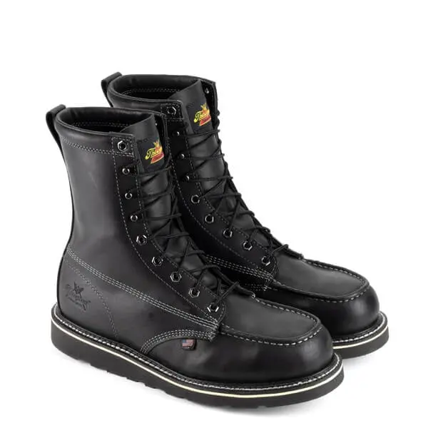 Thorogood Midnight Series 8 Black Moc Safety Toe Boot 804-6208 1