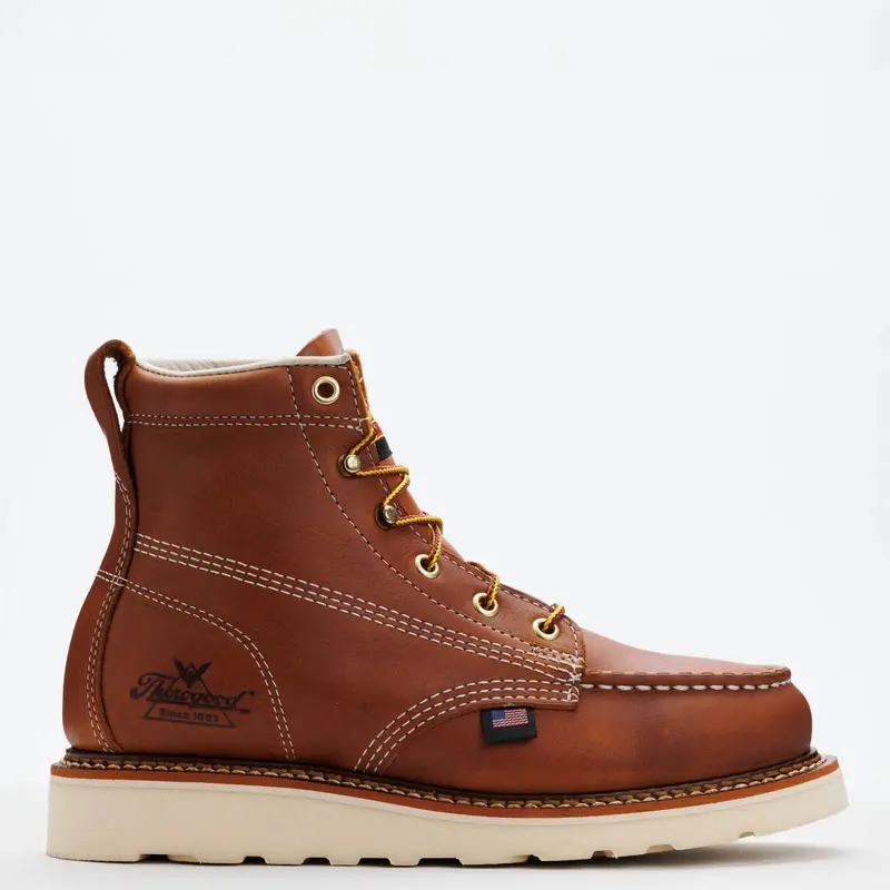 Thorogood Women’S – 6″ Tobacco Moc Soft Toe – Maxwear Wedge #514-4200 2