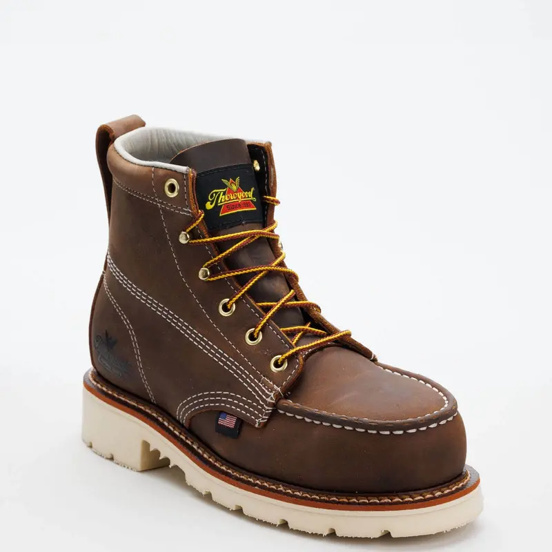 Thorogood Women’S American Heritage – 6″ Trail Crazy Horse Safety Toe – Moc Toe Maxwear 90 #504-4375 3