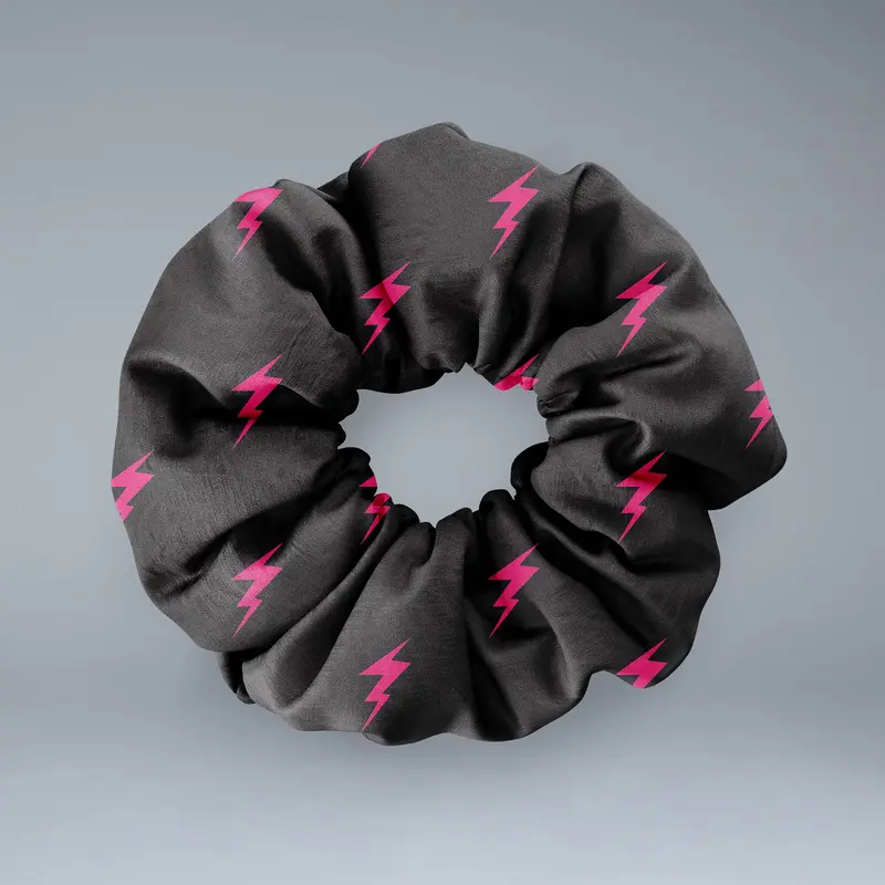 Thunderbirds Black Scrunchie 1