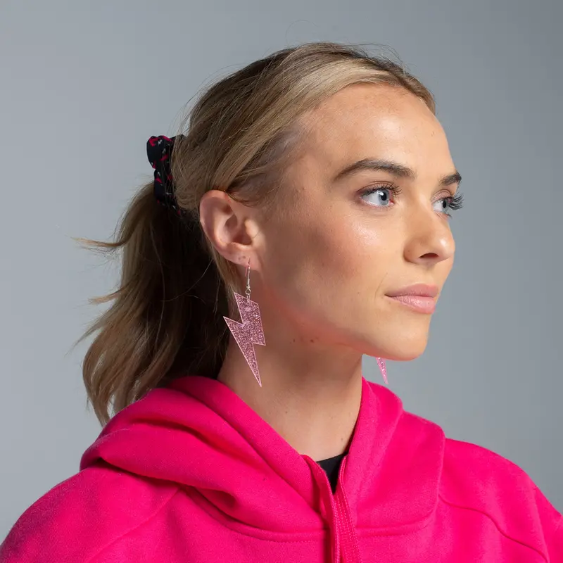 Thunderbirds Glitter Earrings 1