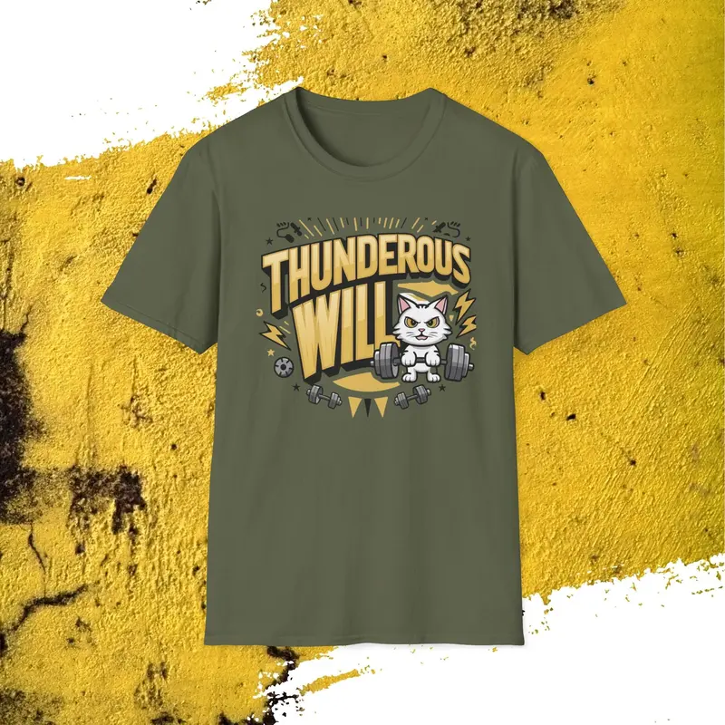 Thunderous Will Cotton Men Tee 10