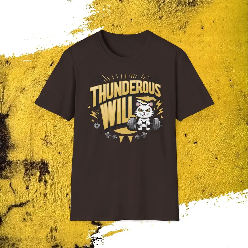 Thunderous Will Cotton Men Tee 14