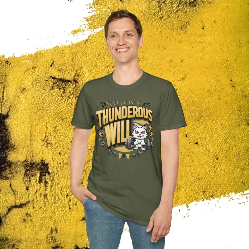 Thunderous Will Cotton Men Tee 18