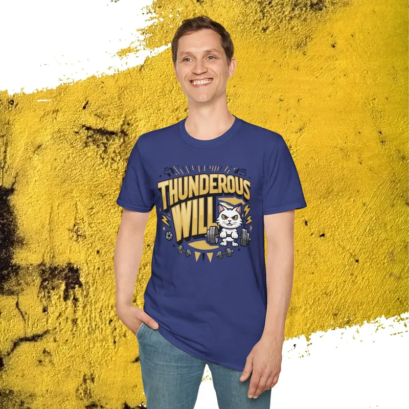 Thunderous Will Cotton Men Tee 22