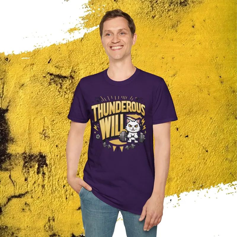 Thunderous Will Cotton Men Tee 26