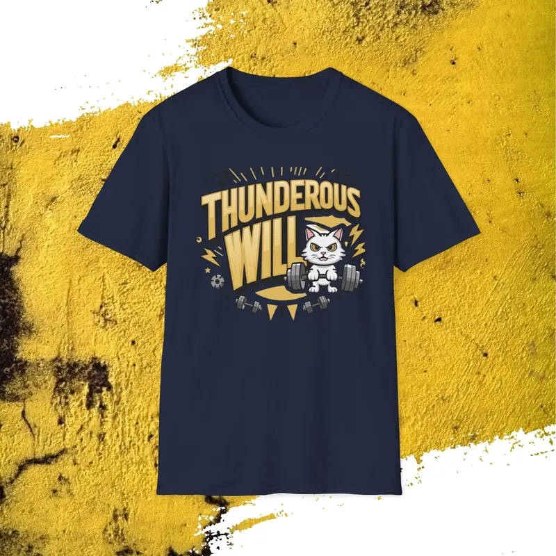 Thunderous Will Cotton Men Tee 3