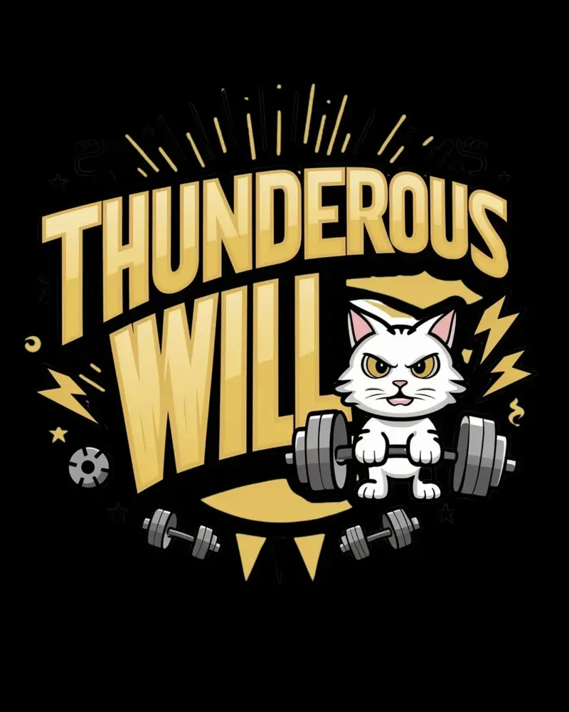 Thunderous Will Cotton T-Shirt 2