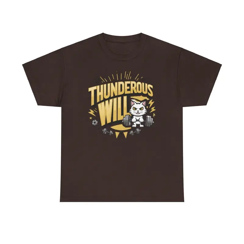 Thunderous Will Cotton T-Shirt 6