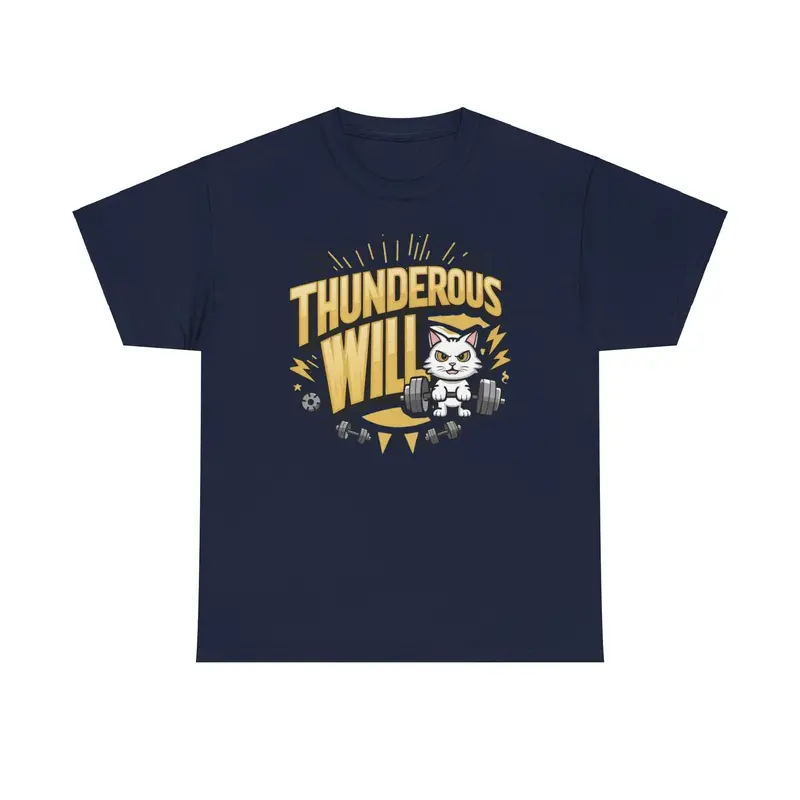 Thunderous Will Cotton T-Shirt 7