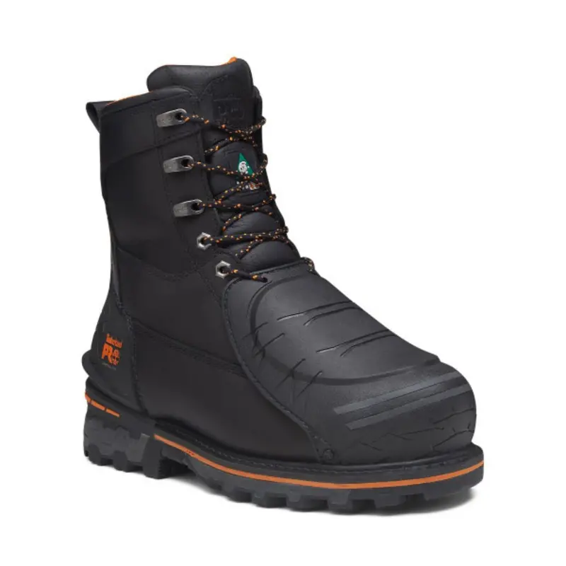Timberland Pro Boondock Men's 8" Waterproof Composite Toe Safety Boot With External Met Guard - Tb0a66g7edw Black 1