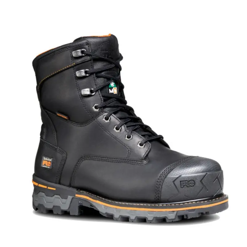 Timberland Pro Boondock Men's 8" Wp Composite Toe Safety Boot With Internal Met Guard Tb0a5ma1w02 - Black 1