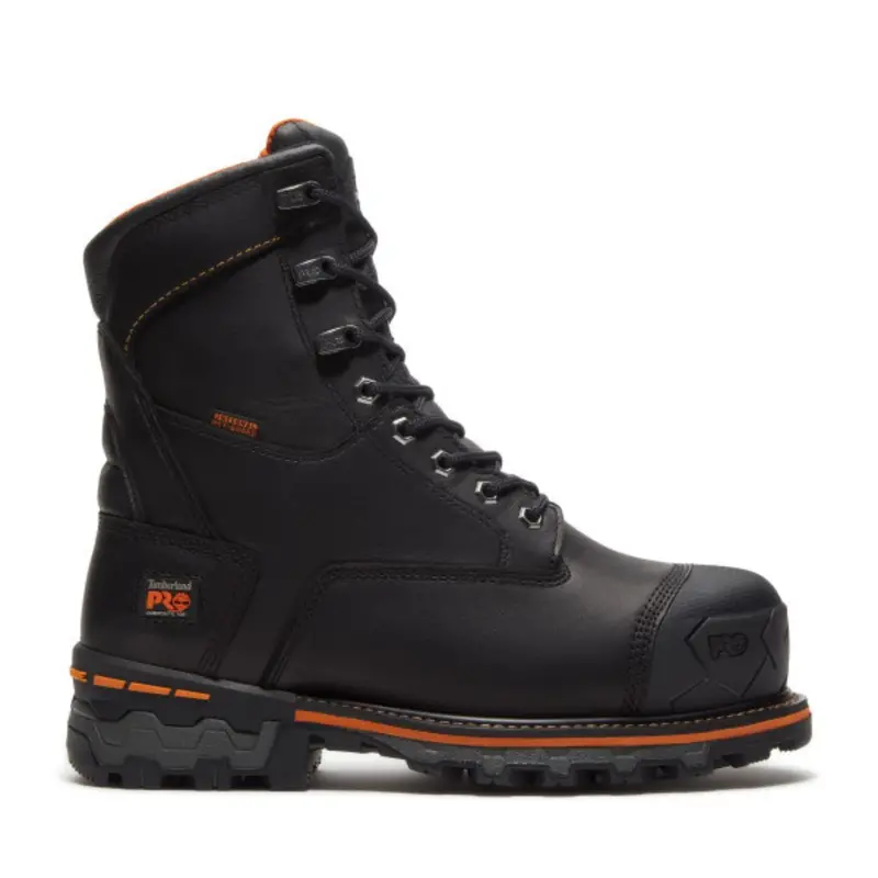Timberland Pro Boondock Men's 8" Wp Composite Toe Safety Boot With Internal Met Guard Tb0a5ma1w02 - Black 2