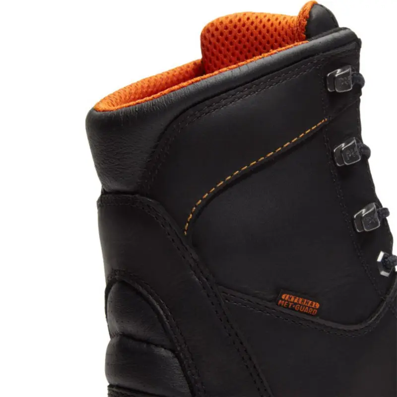 Timberland Pro Boondock Men's 8" Wp Composite Toe Safety Boot With Internal Met Guard Tb0a5ma1w02 - Black 8