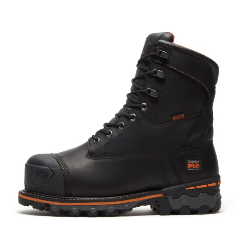 Timberland Pro Boondock Men's 8" Wp Composite Toe Safety Boot With Internal Met Guard Tb0a5ma1w02 - Black 9
