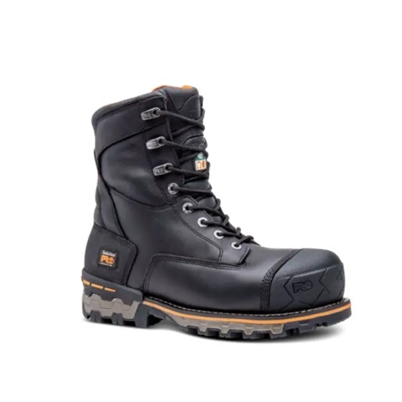Timberland Pro Boondock Tb0a2apk001 Unlined Men's 8" Composite Toe Work Boot - Black 1