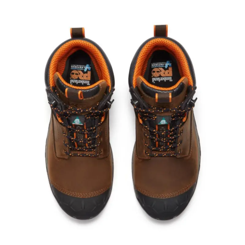 Timberland Pro Boondock Ultralight Men's Csa 6" Wp Composite Toe Safety Boot Tb0a63gkem4 - Brown 7