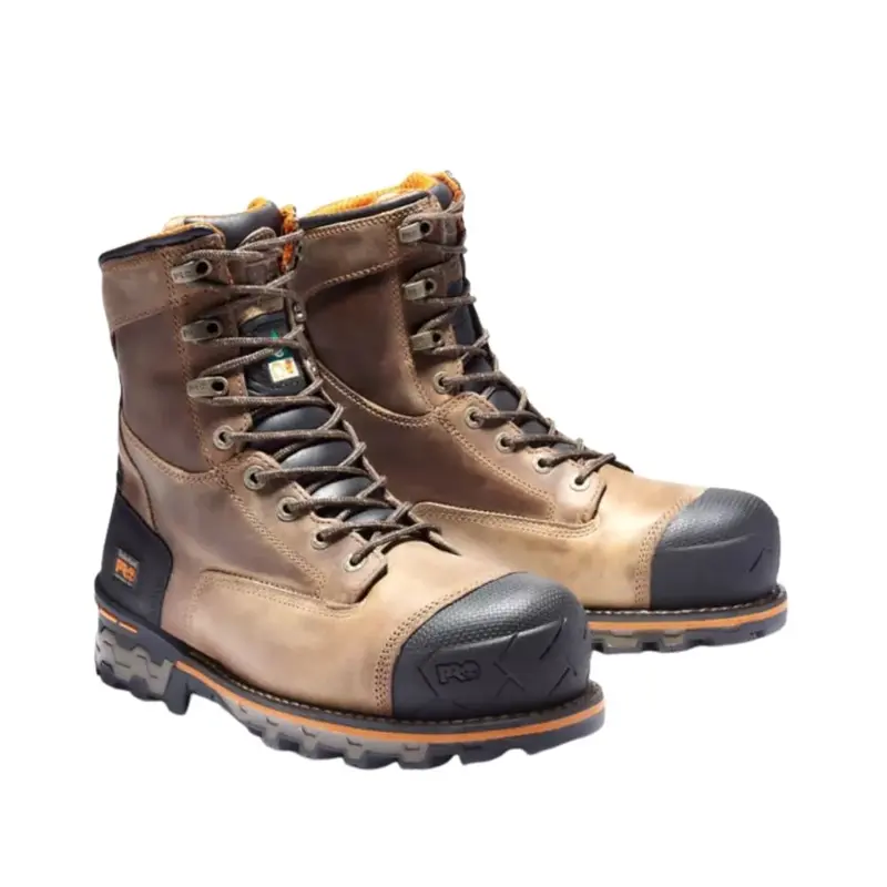 Timberland Pro Boondock Unlined Men's 8" Composite Toe Work Boot Tb0a1v3w270 - Brown 5