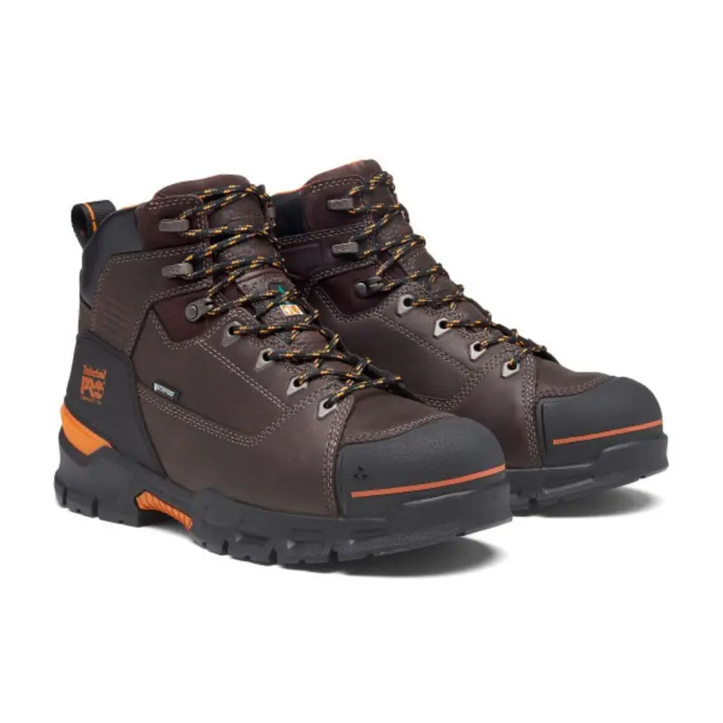 Timberland Pro Endurance Ev Men's 6" Waterproof Composite Toe Work Boot Tb0a5x93214 - Brown 6