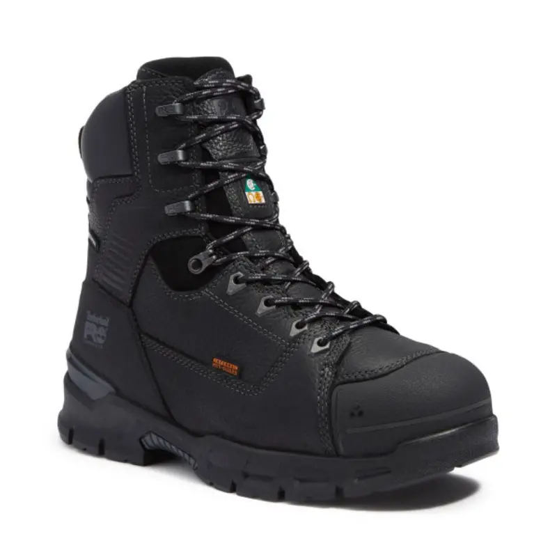 Timberland Pro Endurance Ev Men's 8" Internal Met Guard Waterproof Composite Toe Work Boot Tb0a63v6w02 - Black 1