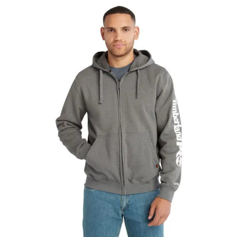 Timberland Pro Hood Honcho Full Zip Work Hoodie - Dark Charcoal Tb1a235xab0 1