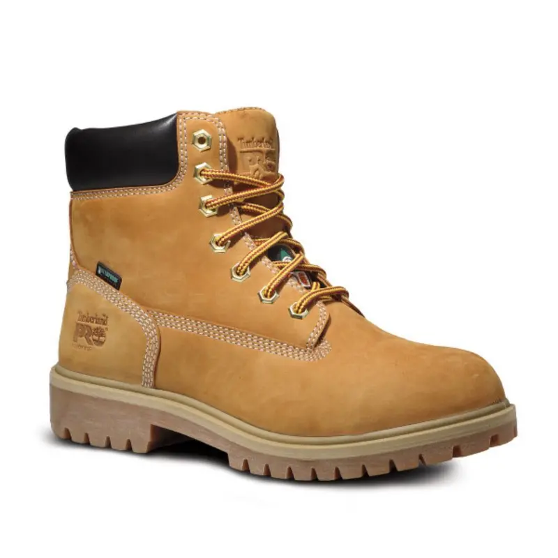 Timberland Pro Iconic Women's 6" Alloy Toe Safety Boot Tb0a2kaj231 - Wheat 1