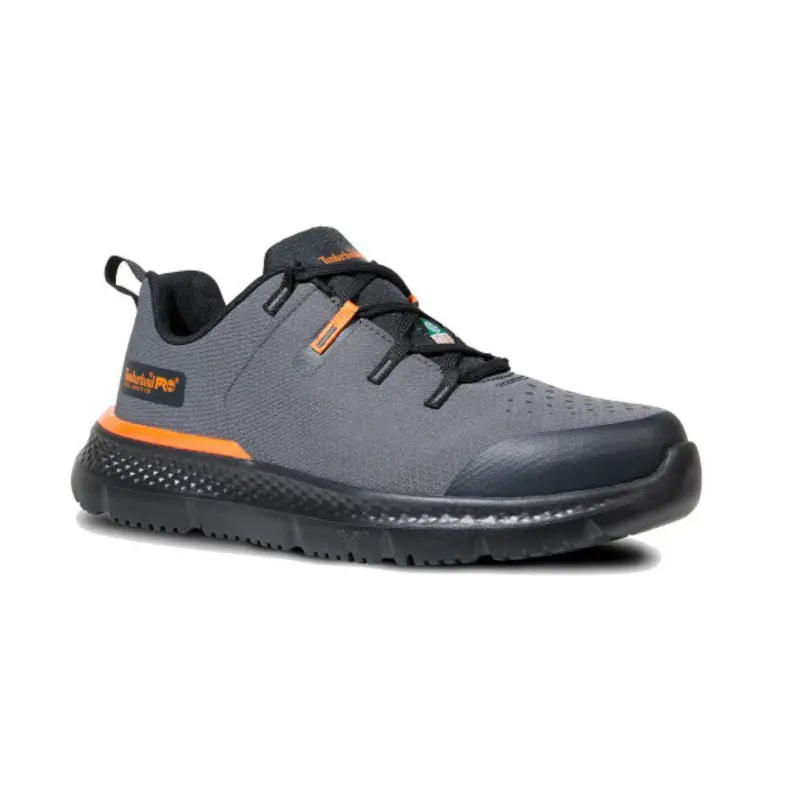 Timberland Pro Intercept Tb0a44qyeea Men's Athletic Steel Toe Work Shoe - Grey/Black/Orange 1