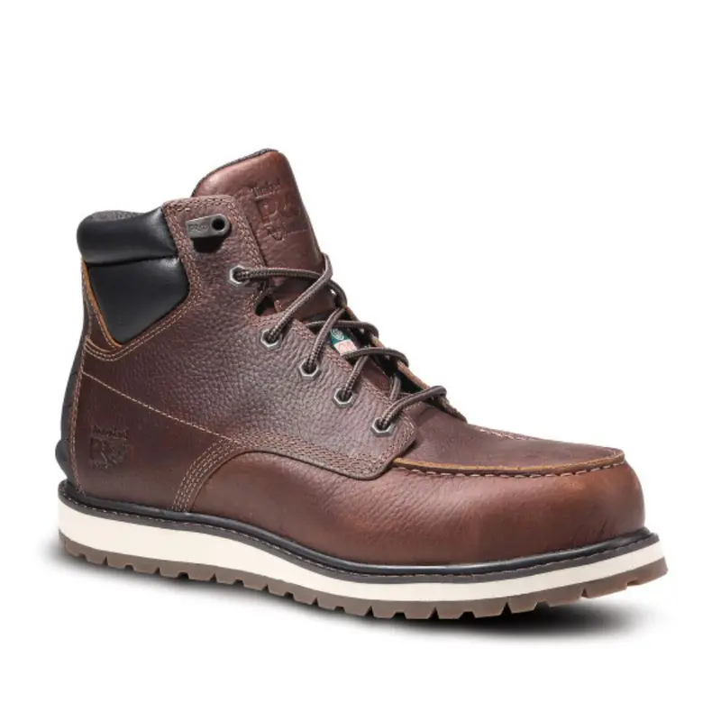 Timberland Pro Irvine Men's 6" Alloy Toe Wedge Work Boot Tb0a44xg214 - Brown 1