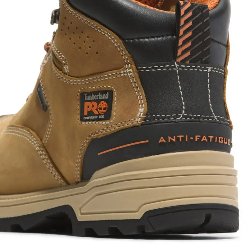 Timberland Pro Magnitude Men's 6" Waterproof Composite Toe Work Boot Tb0a44zw231 - Tan 5