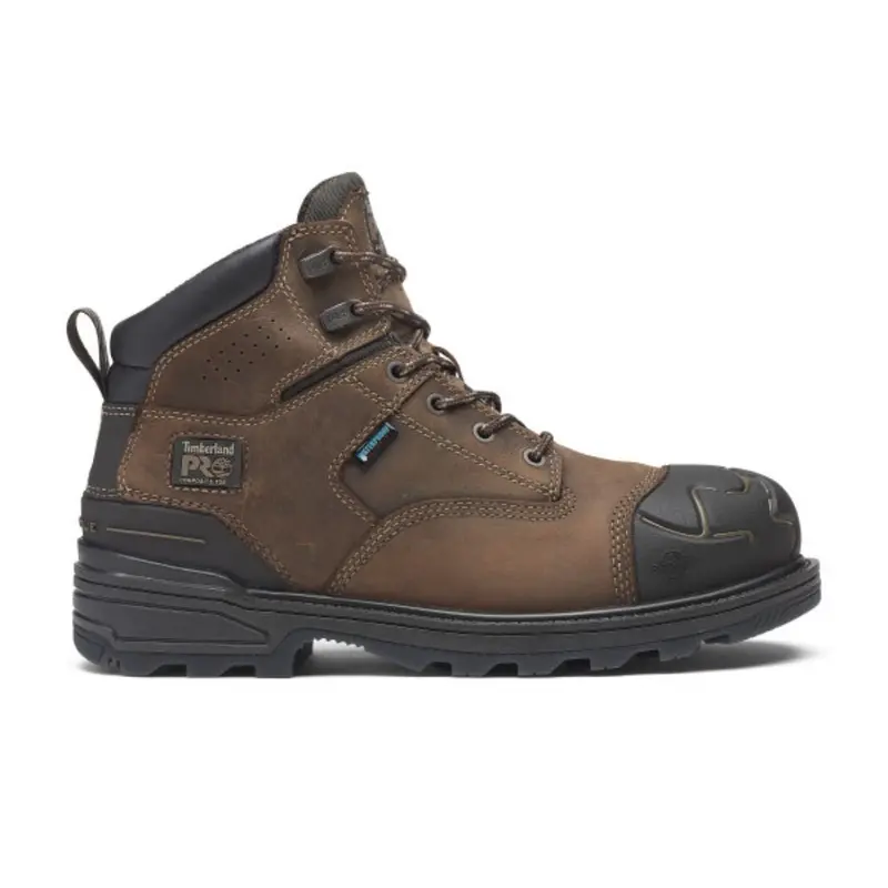 Timberland Pro Magnitude Men's 6" Waterproof Composite Toe Work Boot Tb0a61uf214 - Brown 2